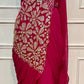 Rosé Royale Georgette Embroidered One Minute Saree (RT1281)