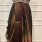 Royal Plum Crush Space Silk Embroidered One Minute Saree (RT1288)