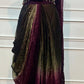 Royal Plum Crush Space Silk Embroidered One Minute Saree (RT1288)