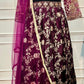 Wine Royale Banarasi Embroidered Lehenga Set (RT1290)
