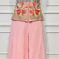 Blush Bloom Georgette Embroidered Palazzo Set (RT1292)