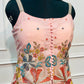 Blush Bloom Georgette Embroidered Palazzo Set (RT1292)