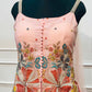 Blush Bloom Georgette Embroidered Palazzo Set (RT1292)