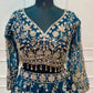 Royal Teal Banarasi Embroidered Lehenga Set (RT1289)