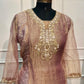 Mauve Elegance Premium Salsa A-Line Suit Set (RT1295)