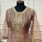 Mauve Elegance Premium Salsa A-Line Suit Set (RT1295)