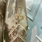 Champagne Sage Embroidered Salsa Kurta Set with Woven Dupatta (RT1311)