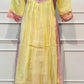 Pastel Pink & Yellow Floral Embroidered Mull Chanderi A-Line Suit Set (RT1328)