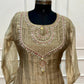 Champagne Grace Salsa A-Line Embroidered Suit Set (RT1342)