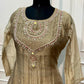 Champagne Grace Salsa A-Line Embroidered Suit Set (RT1342)