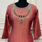 Coral Rose Embellished Premium Salsa Suit Set (RT1343)