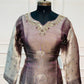 Lavender Purple Floral Embroidered Giraff Suit Set (RT1345)