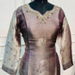 Lavender Purple Floral Embroidered Giraff Suit Set (RT1345)