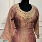 Rose Mauve Charm Straight Cut Salsa Set (RT1349)