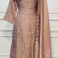Rose Mauve Charm Straight Cut Salsa Set (RT1349)