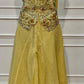Lemon Yellow Floral Embroidered Salsa Sharara Dress Set (RT1356)