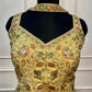 Lemon Yellow Floral Embroidered Salsa Sharara Dress Set (RT1356)