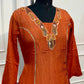 Amber Bloom A-Line Mull Cotton Suit Set (1360)