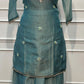 Teal Blue Floral Grace Embroidered Palazzo Suit Set (RT1358)