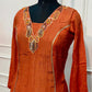 Amber Bloom A-Line Mull Cotton Suit Set (1360)