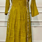 Golden Meadow Straight-Cut Mull Chanderi Suit Set (RT1362)