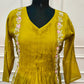 Golden Meadow Straight-Cut Mull Chanderi Suit Set (RT1362)