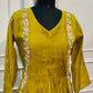 Golden Meadow Straight-Cut Mull Chanderi Suit Set (RT1362)