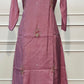 Rosewood Blossom Straight-Cut Mull Chanderi Set (RT1361)