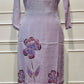 Dusty Lavender Floral Mull Chanderi Suit Set (RT1363)