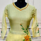 Marigold Grace Premium Mull Chanderi Embroidered Suit Set (RT1377)