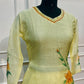 Marigold Grace Premium Mull Chanderi Embroidered Suit Set (RT1377)