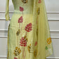 Sunshine Leaf Mull Chanderi Suit Set (RT1380)