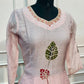Blush Bloom Mull Chanderi Suit Set (RT1378)