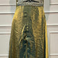 Olive Gold Russian Silk Embellished Crop Top Sharara Set (RT1384)