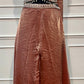 Rust Rose Russian Silk Embellished Crop Top Sharara Set (RT1383)