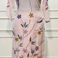 Soft Lavender Pink Floral Muse Mull Chanderi Embroidered A-Line Suit Set (RT1396)
