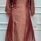 Wine Maroon Embroidered Salsa Suit Set (RT1398)