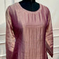 Mauve Royale Premium Salsa Embroidered Suit Set (RT1411)