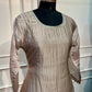 Silver Mist Premium Salsa Embroidered Suit Set (1410)