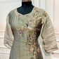 Olive Peacock Royale Premium Salsa Embroidered Suit Set (RT1409)