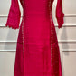 Rani Pink Grace Mull Chanderi Embroidered A-Line Suit Set (RT1414)