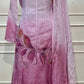 Blush Petal Premium Organza Embellished Suit Set (RT1416)