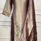 Pearl Mauve Tissue Embroidered Straight Suit Set (RT1422)