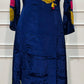 Midnight Bloom – A-Line Butter Crepe 3 Piece Suit Set (RT1430)