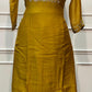 Mustard Bloom Premium Mull Chanderi Embroidered Suit Set (RT1424)