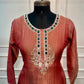 Elegant Coral Salsa Straight-Cut 3-Piece Set (RT1435)