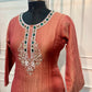 Elegant Coral Salsa Straight-Cut 3-Piece Set (RT1435)