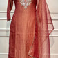 Elegant Coral Salsa Straight-Cut 3-Piece Set (RT1435)