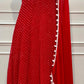 Ruby Red Mirrorwork Georgette Anarkali Set (RT1445)