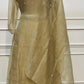 Olive Sage Embroidered Salsa A-Line Suit Set with Dupatta (RT1454)